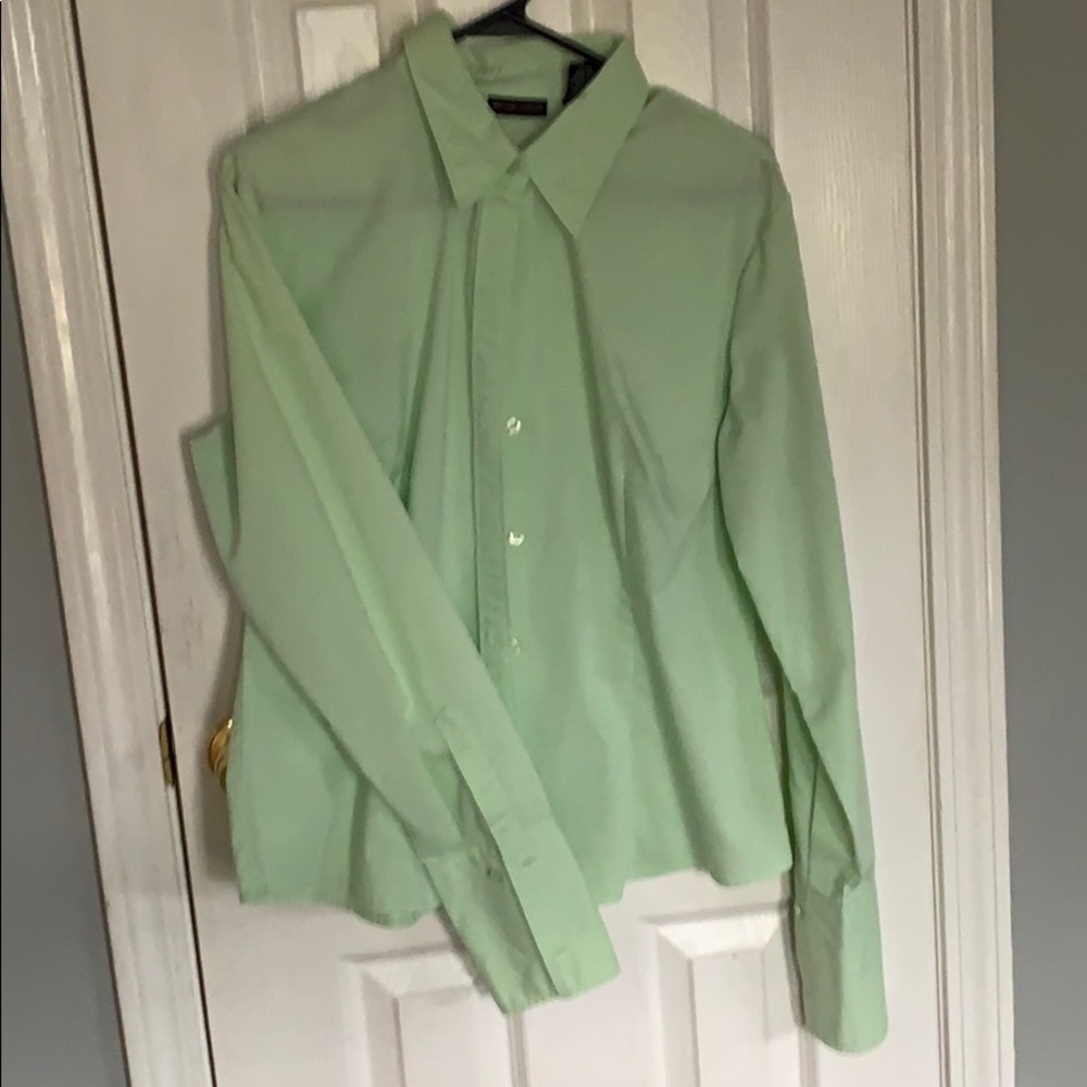 Professional Mint Button Down Shirt - image 1